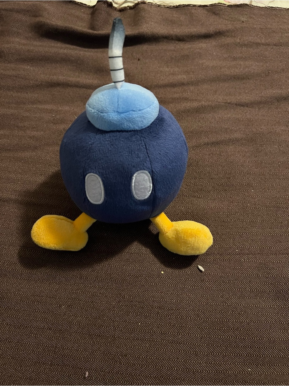 Nintendo Super Mario Bros Bob Omb Walking Bomb Blue Plush Stuffed Animal